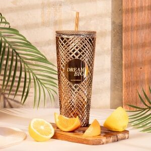 Rachel Miriam Dream Big Gold Tumbler